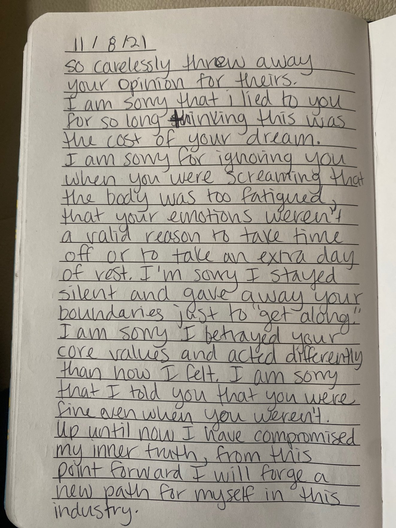 Letter to Self