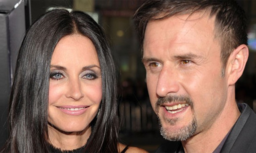 Courteney Cox, left, and David Arquette. Palm Beach Post